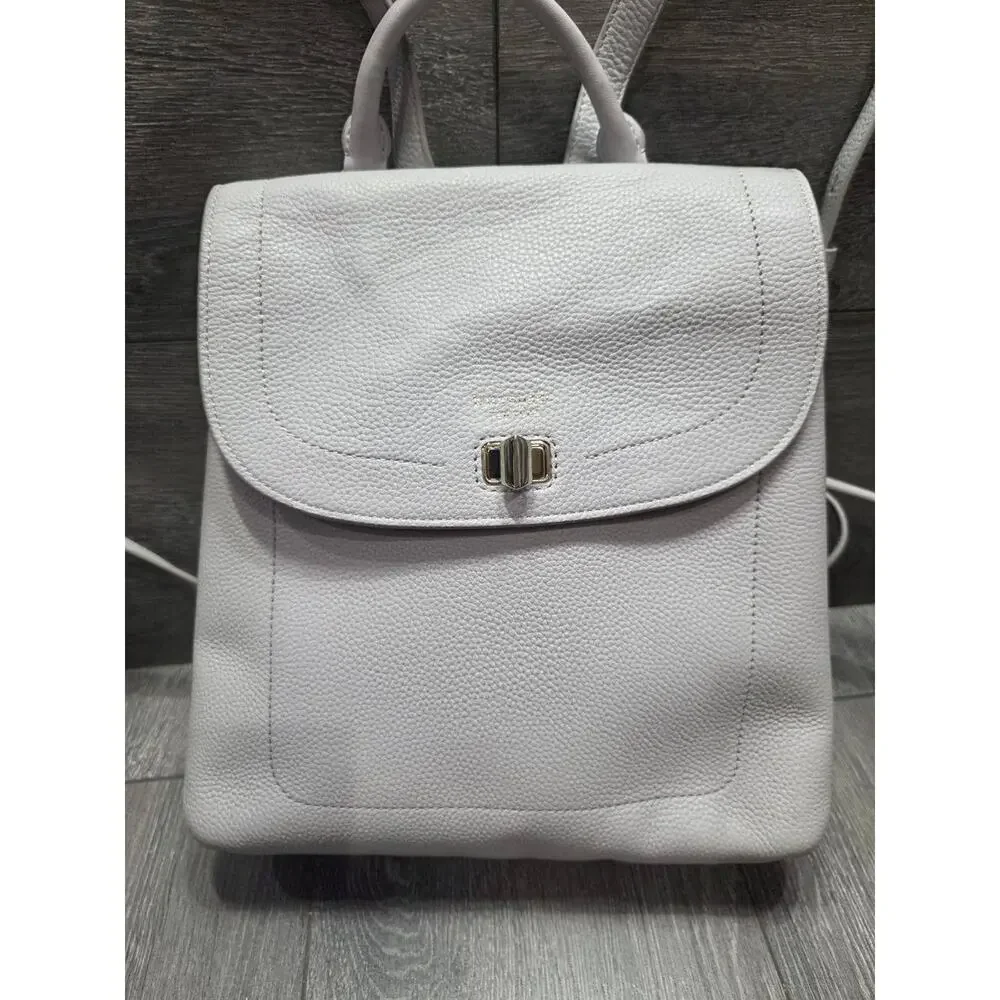 Kate Spade Medium Essential Backpack Leather Purse NWOT Gray B000444